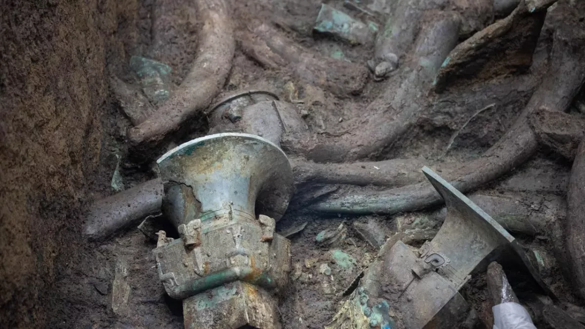 A 3000-year-old treasure from an unknown civilisation has been discovered in China