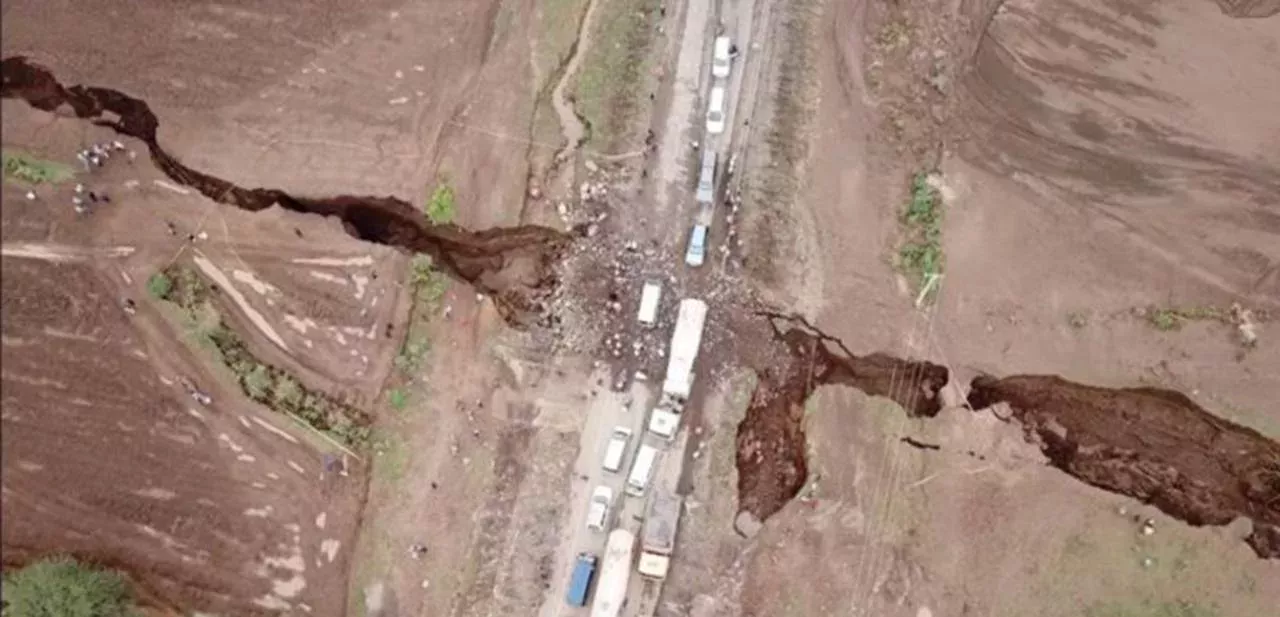 The African continent is slowly splitting in two