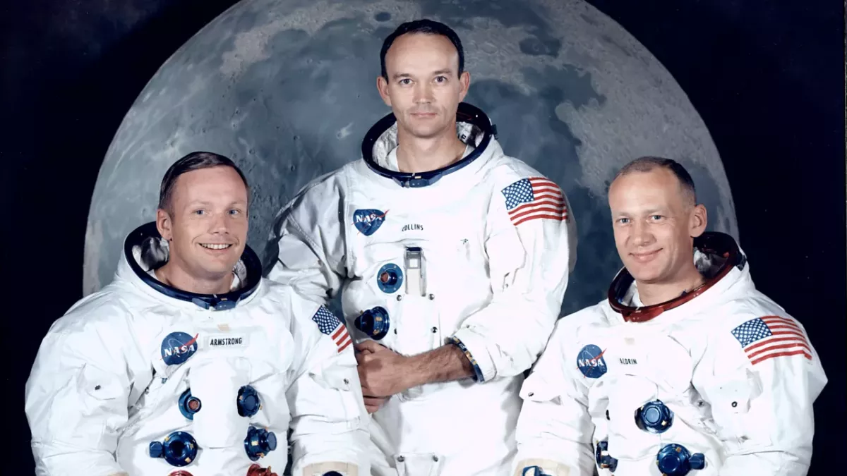 Buzz Aldrin, Michael Collins and Neil Armstrong.