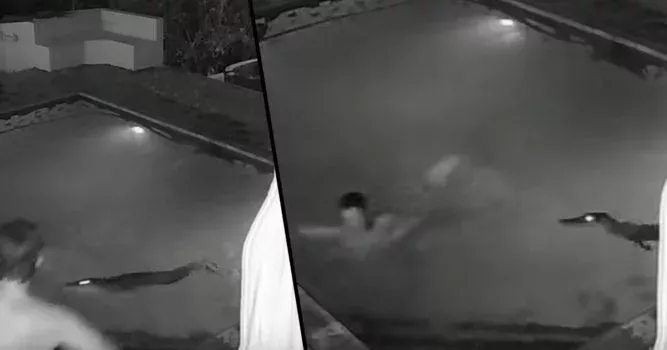 Couple attacked by crocodile in private pool