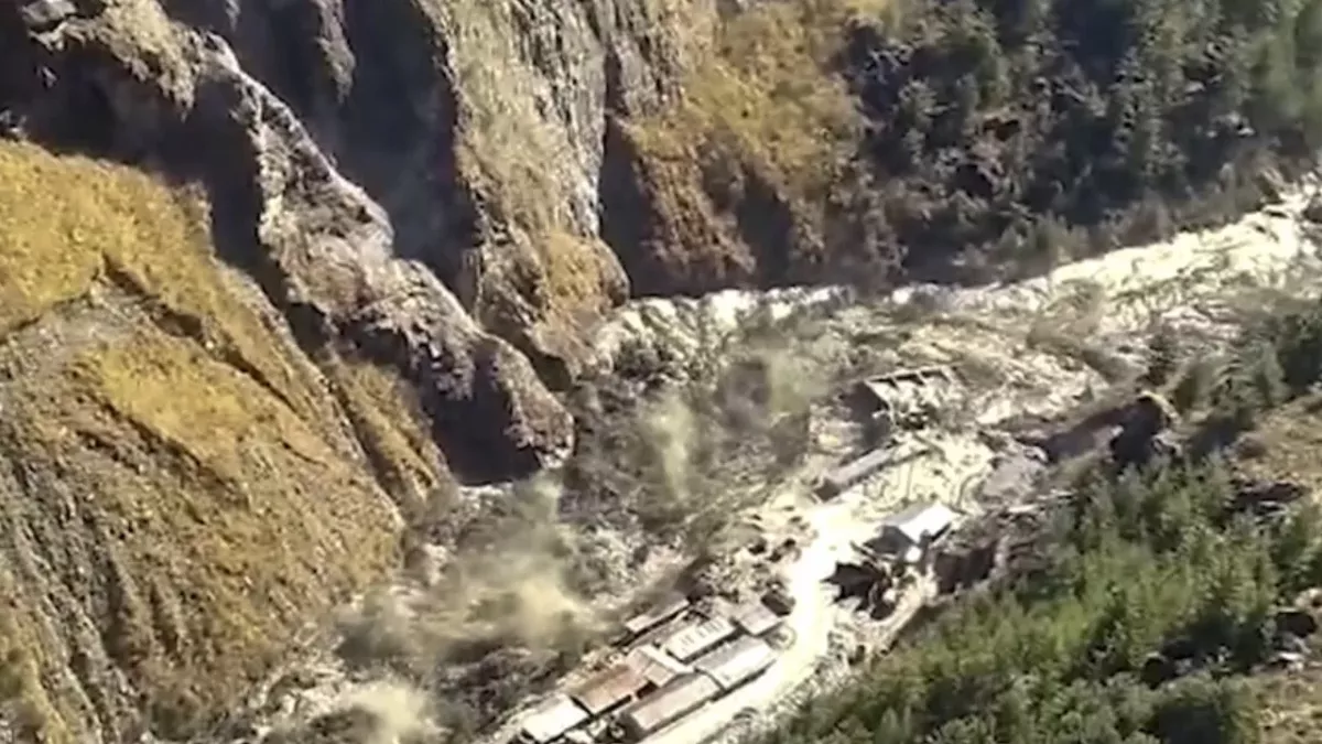 Glacier collapse