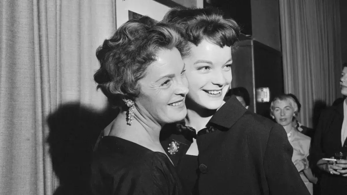 Magda and Romy Schneider 