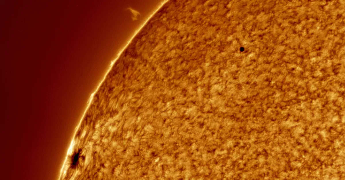 Mercury's Passage In Front Of The Sun
