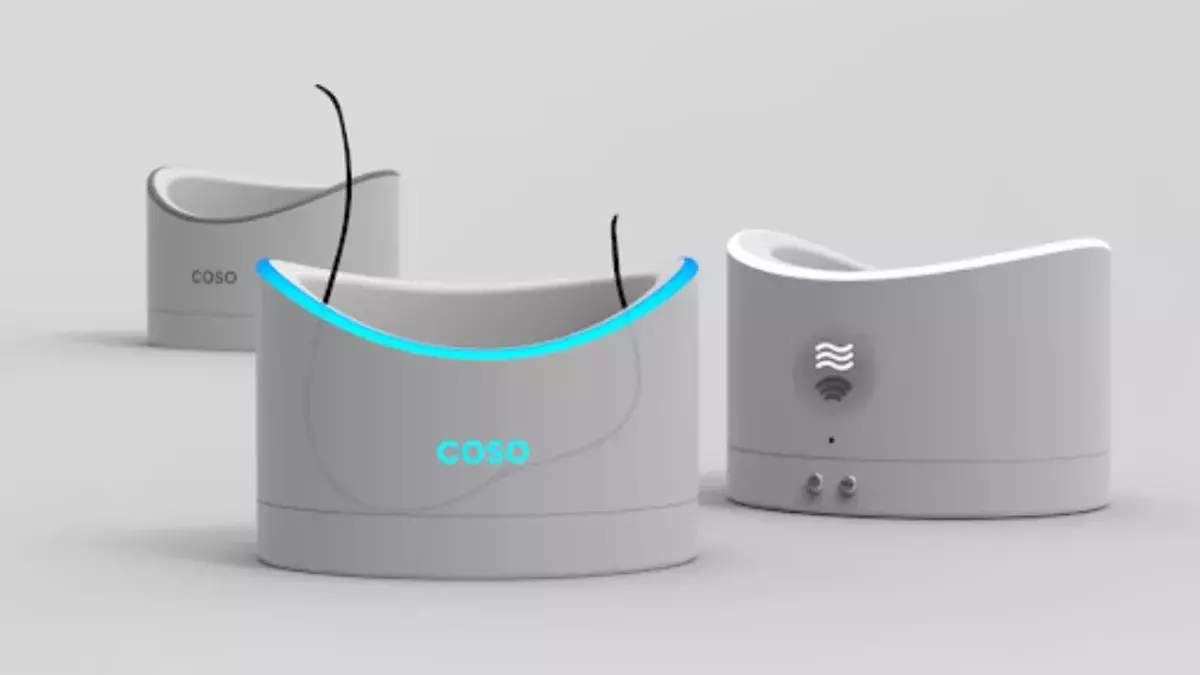 This new male contraceptive device sees users dip their testicles in an ultrasound bath