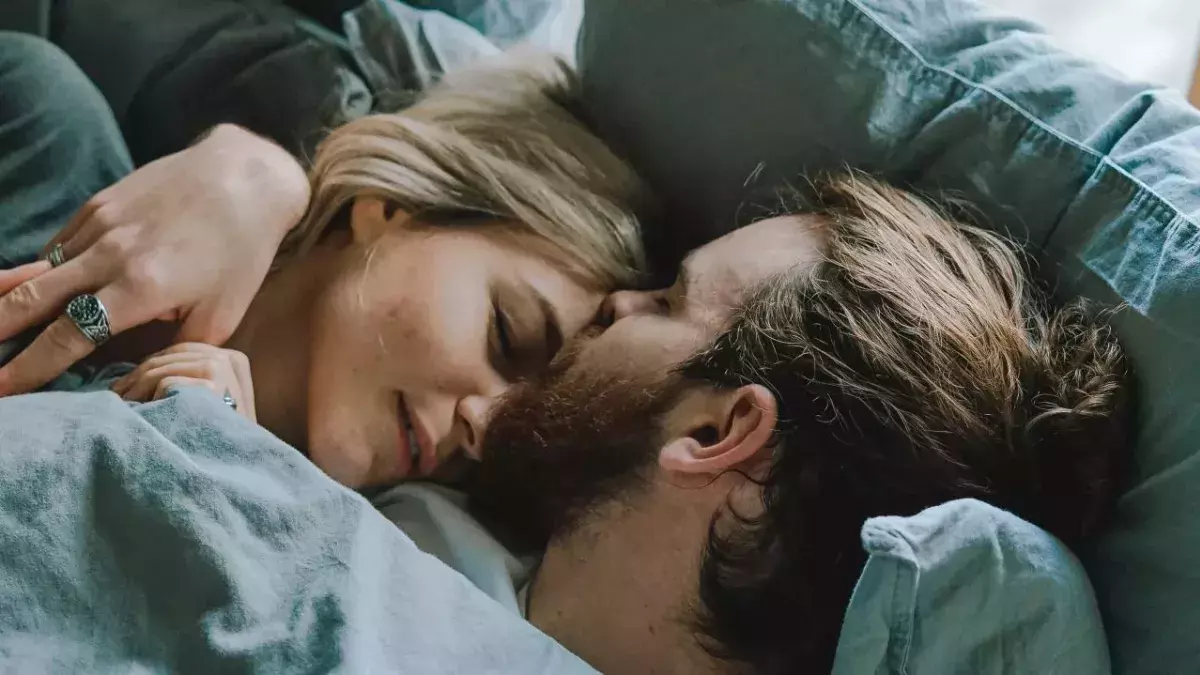 In bed