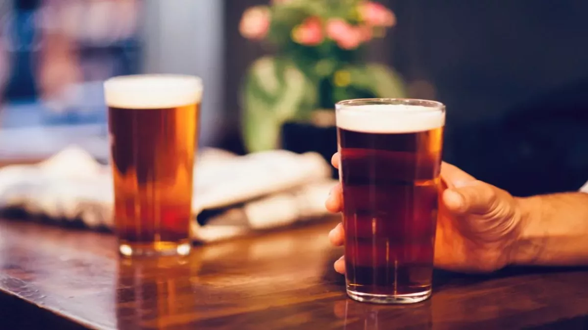 Beers on a countertop