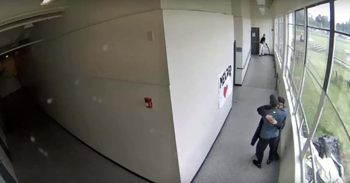 A brave, American teacher disarmed one potential school shooter with a hug