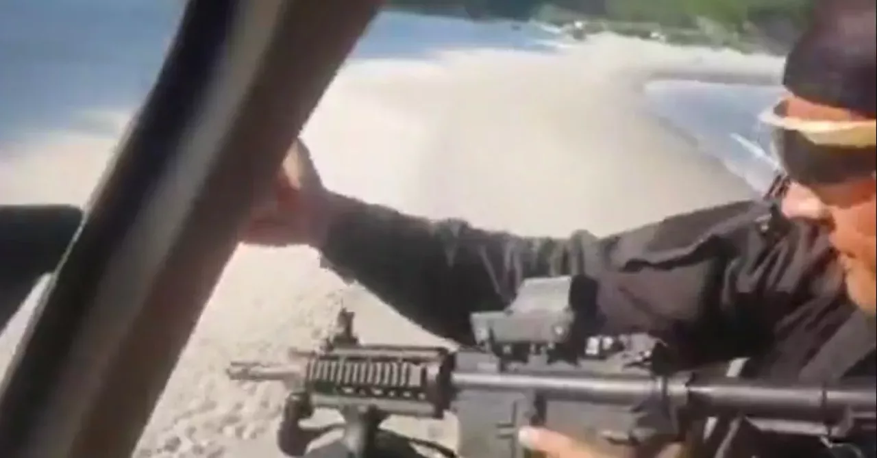 Brazilian police officers use some interesting methods to get civilians to adhere to quarantine regulations