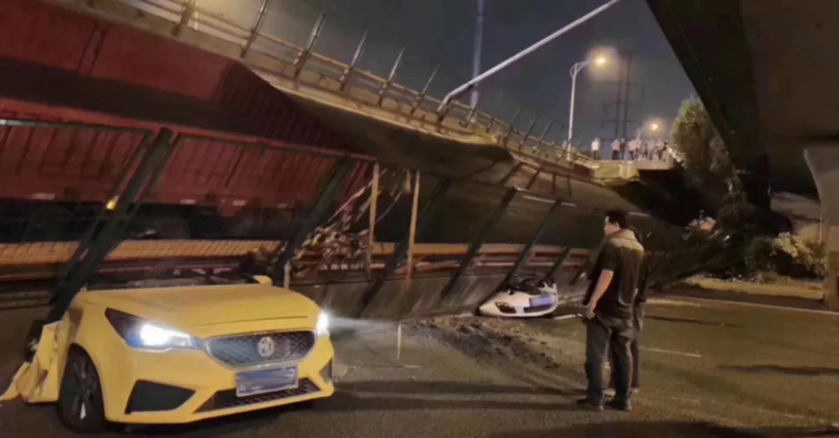 A Bridge Collapse In China