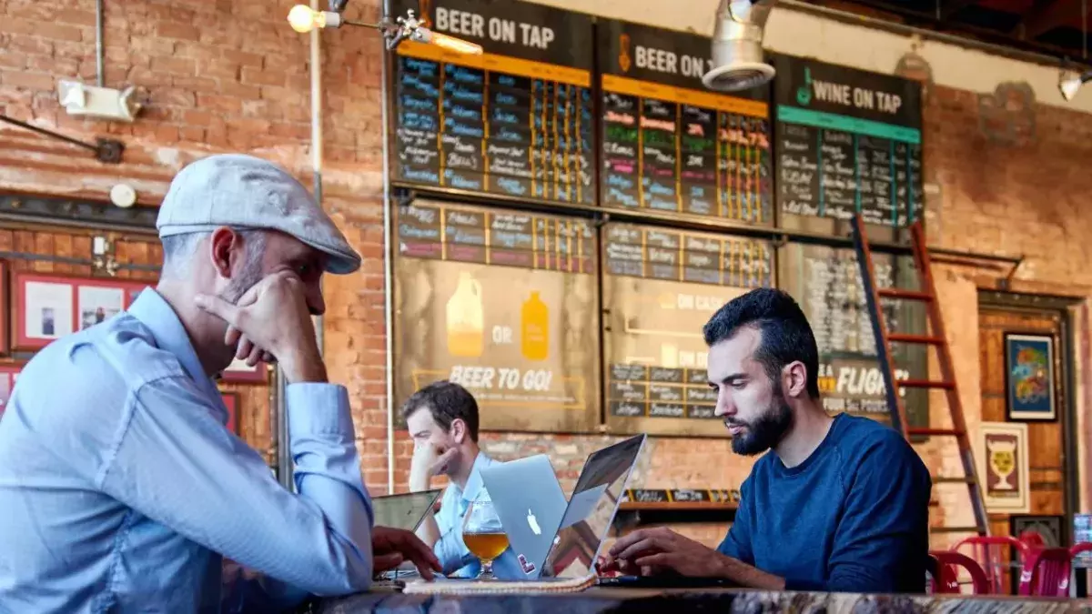 British tech firm is starting campaign to allow staff to work from pub once a week 