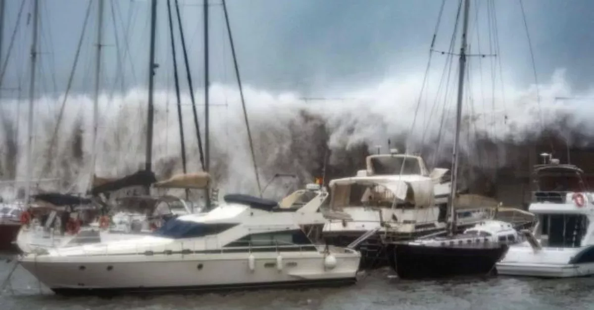 Coast of Spain Storm Gloria