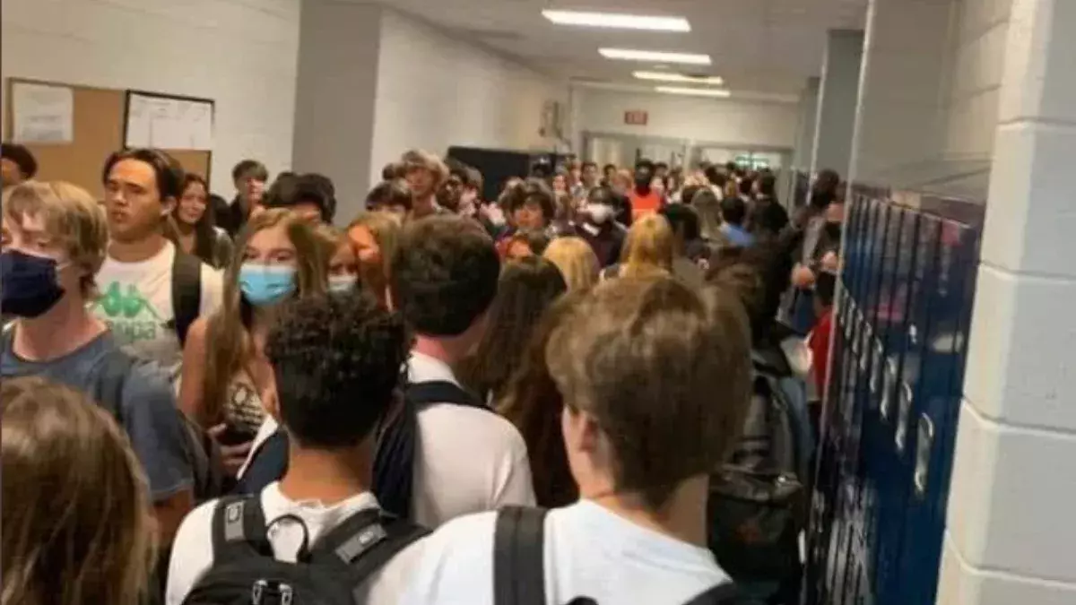 First day of school in Paulding County, Georgia.