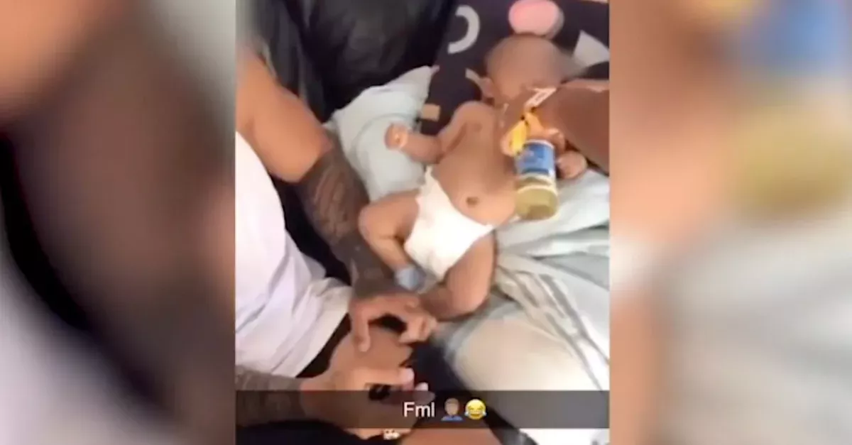 Horrifying Video Show Parents Forcing Their Baby To Drink Vodka
