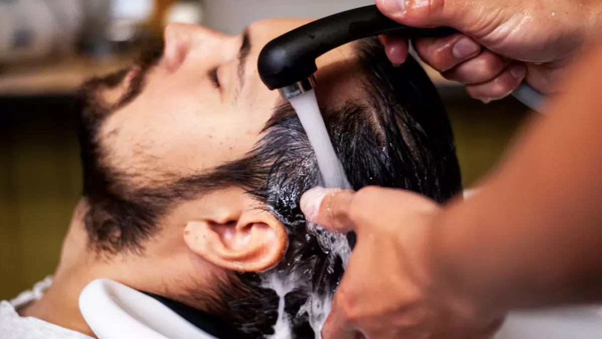 How often should men be shampooing their hair?