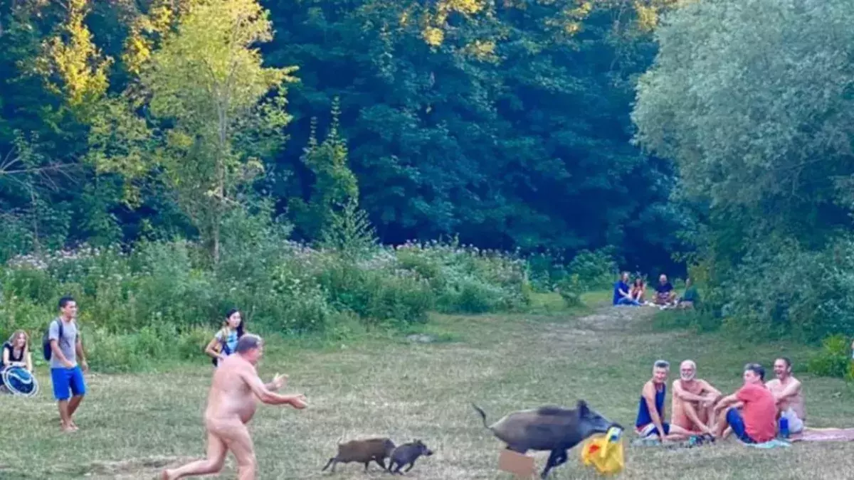 Nudist Man