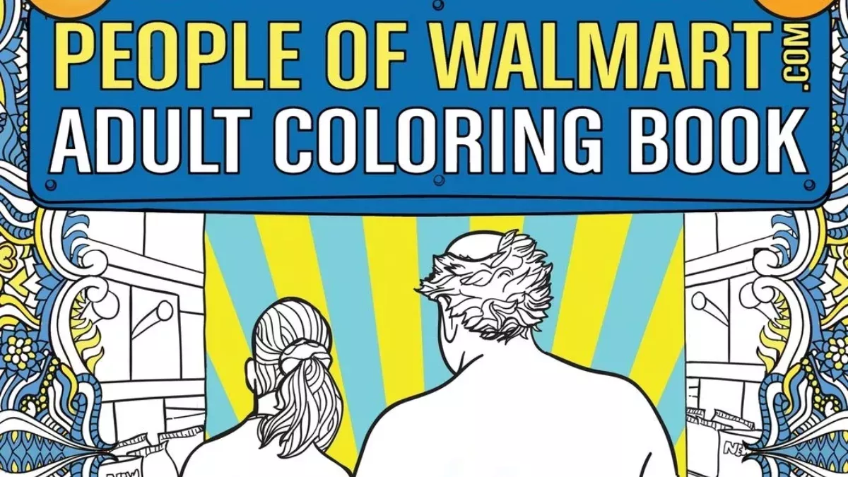 People of Walmart Colouring Book
