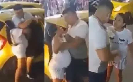 This pregnant Colombian woman caught her husband cheating on her!
