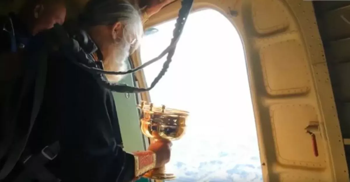 Priests Just Air-Bombed A City In Russia With Sacred Water