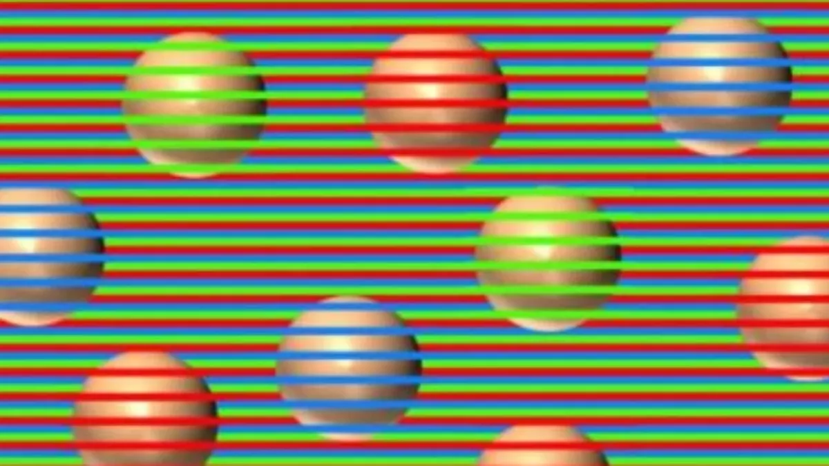 What colour are these balls? This optical illusion has Internet users going mad