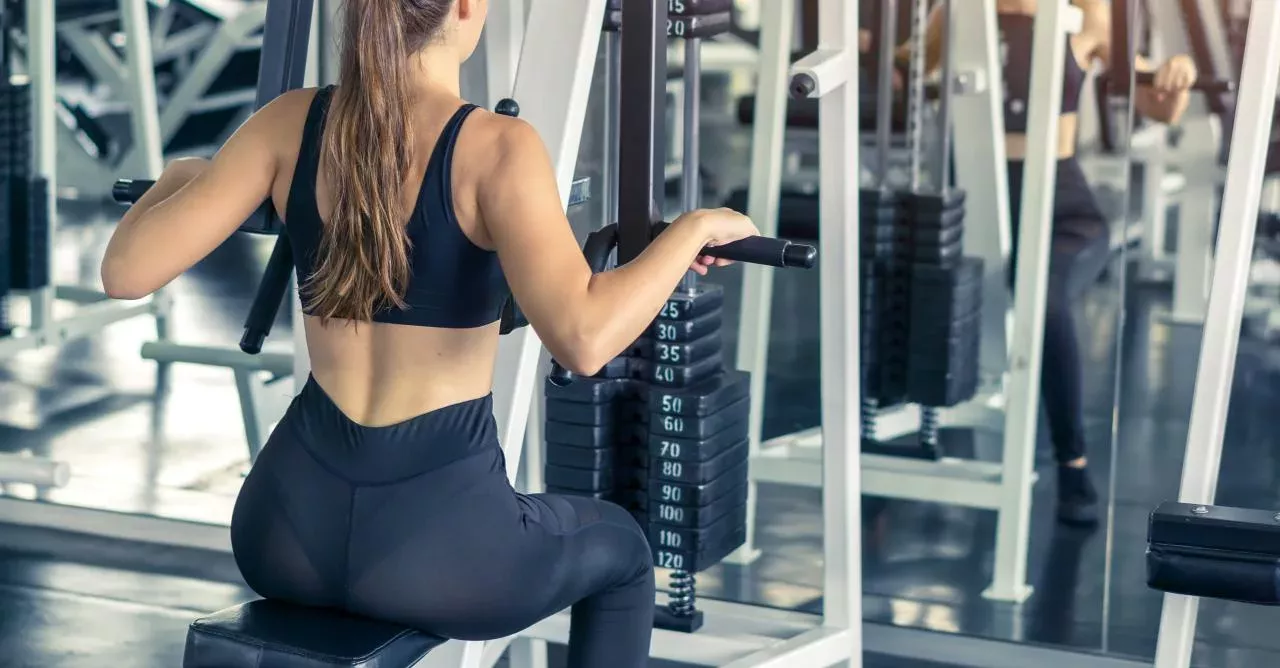 Woman at the gym