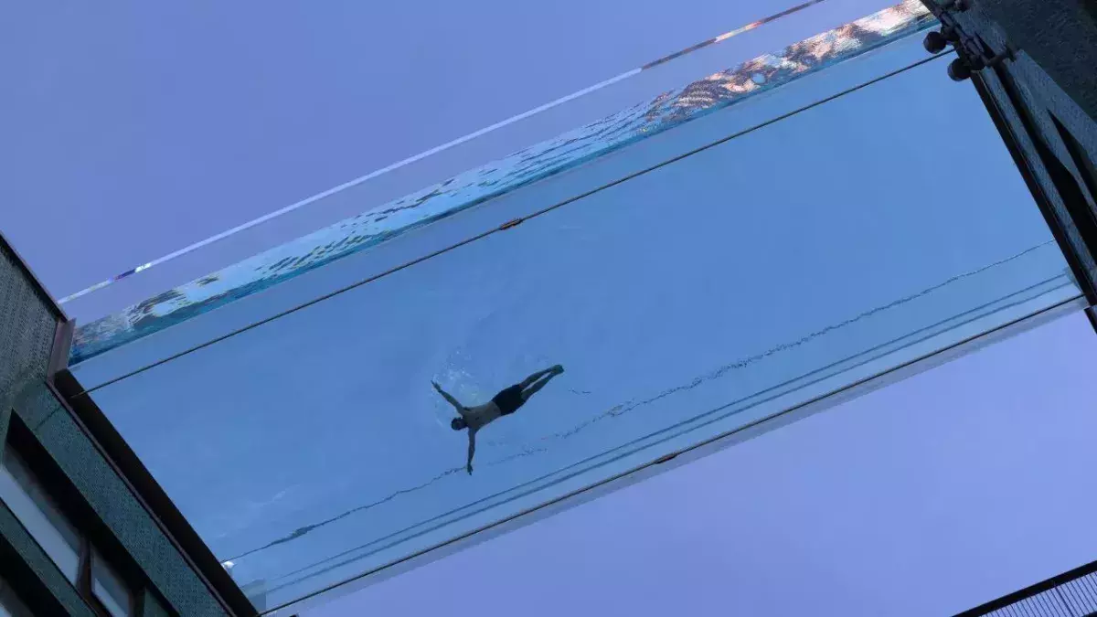 The world's first Sky Pool just opened in London