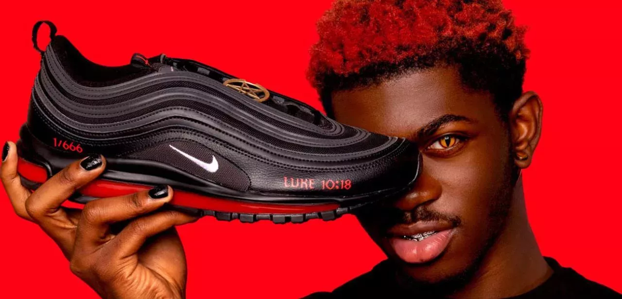 Lil Nas X's 'Satan Shoes' containing a real drop of blood are controversial