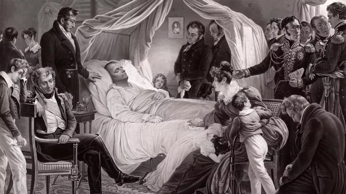 Napoleon's deathbed