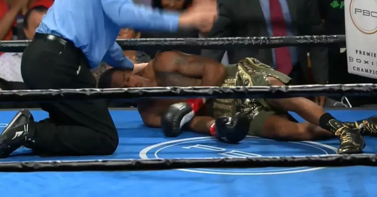 A Boxer Taunts His Opponent And Gets Knocked Out