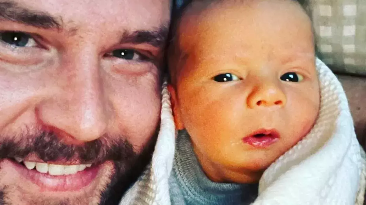 I’m A Celeb winner Danny Miller makes emotional promise to 6-week-old son