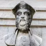 Bust of Nostradamus, famous prophet