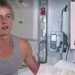 Drunk Australian jumps in river