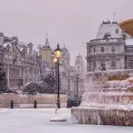 Frozen Trafalgar Square