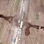 This huge crack could have once torn the whole of Africa
