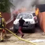 Man Risks His Life By Going Into A House On Fire To Save His Dog