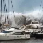 Coast of Spain Storm Gloria