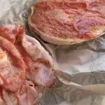 Pig nipple inside McDonald's