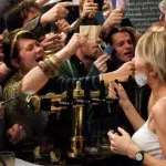 Pub owner installs an electric fence in his pub to enforce social distancing