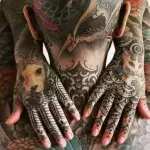 She spent close to £20,000 on tattooing her entire body