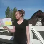 Story time with real live horses!