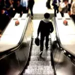 Walking on escalators doesn't make you go faster