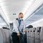 Woman self-isolates in aeroplane toilet after testing positive for Covid mid-flight