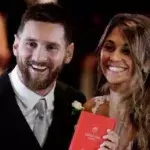 Check out this adorable picture of Lionel Messi and Antonella Rocuzzo.