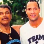 Dwayne Johnson and his father Rocky Johnson