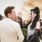 Elon Musk and Claire Boucher