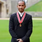 Windsor Castle: Knight in shining armour, Sir Lewis Hamilton