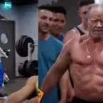 72-year-old Spanish bodybuilder Rafael Vera tricks fellow gym-goers.