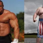Watch what happened when the strongest man in the world faced off against the largest boxer!