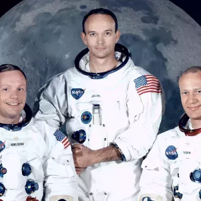 Buzz Aldrin, Michael Collins and Neil Armstrong.