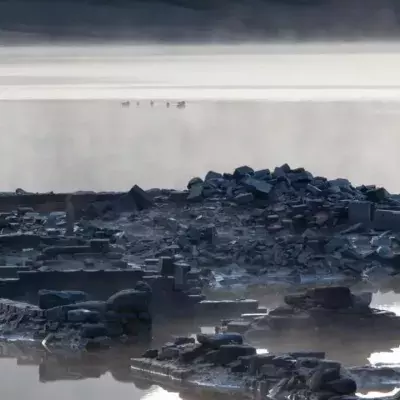 This eerie village in the UK lies completely underwater