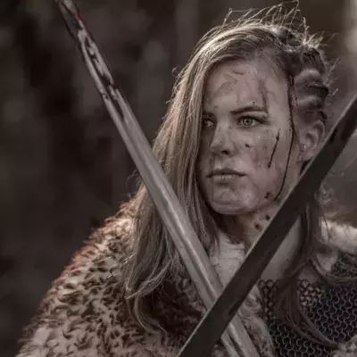 Female viking warrior 